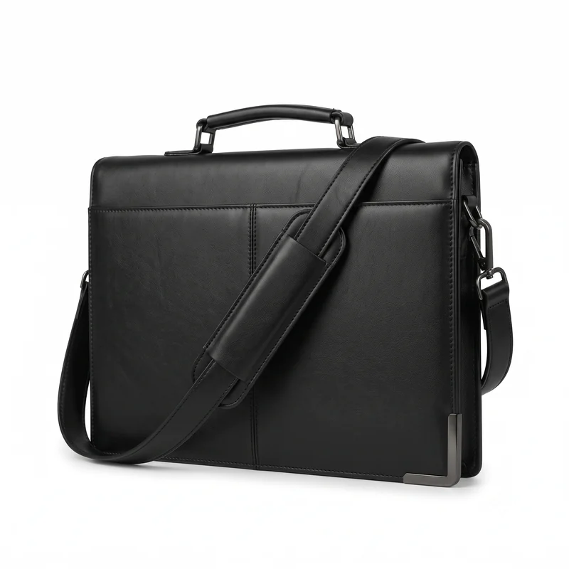 Leather Office Bag Spy Camera/GPS